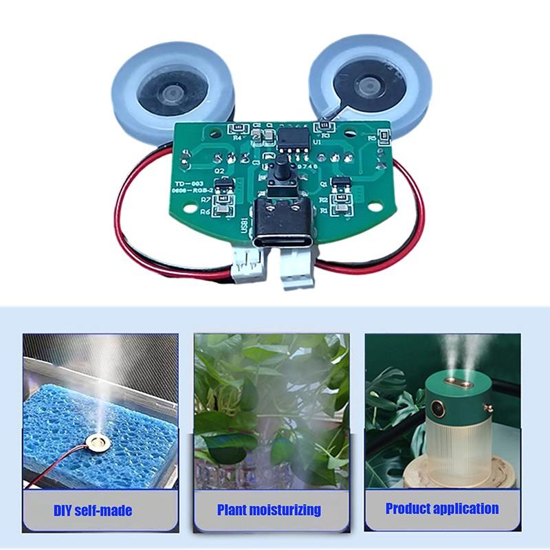 【Mingzhu】 TYPE-C USB Mini Humidifier DIY Kits Mist Maker And Driver Circuit…