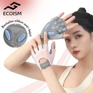 ECOISM Sarung Tangan Olahraga Half Finger Glove Perlindungan Matahari Non-slip Bernapas Gym Sepeda Outdoor Sport