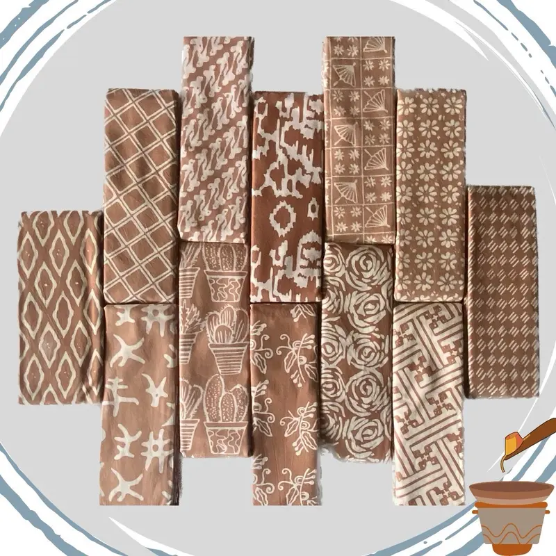 SARUNG SANTRI PUTRI (SARUNG BATIK CAP ) / KAIN BATIK CAP - EDISI WARNA COKSU { BATIK TASIK - BATIK GARUTAN } 0