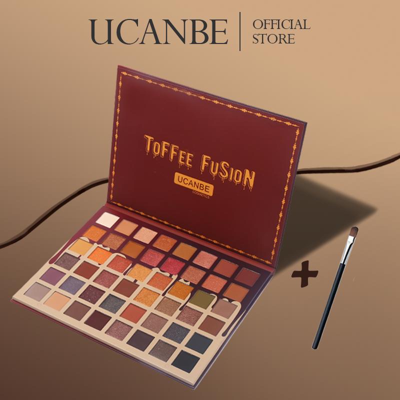  Bảng Mắt 48 Màu UCANBE Toffee Fusion – Nhũ Siêu Đẹp Lên Màu Rõ Tông Ấm Cao Cấp 