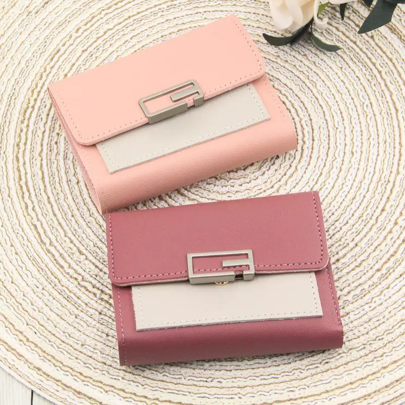 BISA COD D5044 Dompet Kecil Wanita / Dompet Lipat Wanita Korea / Dompet Gaya Wanita Kartu 3
