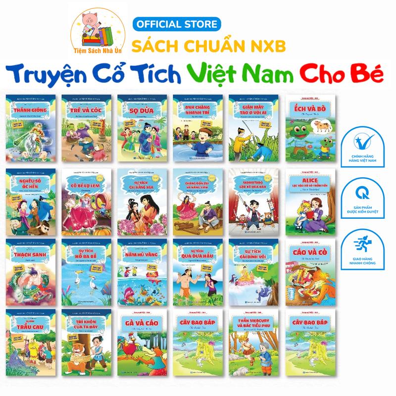 Sách - Combo 20 Quyển Truyện Cổ Tích , Truyện Kể Mầm Non , Truyện Ngụ Ngôn