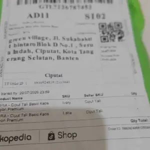 SOFIA - Ciput Tali Basic Kaos Rayon Premium