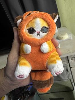 Product Review of Anak Patung Mewah Loket, Siri Haiwan Ekor Panjang Mofusand, 20cm, Boneka Lembut Kucing Jerung, Plushie Boneka Kawaii, Mainan Hadiah from F**a 0