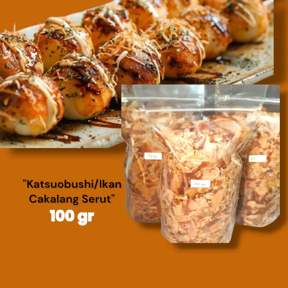 KATSUOBUSHI/IKAN CAKALANG SERUT (Grade A) - 100gr