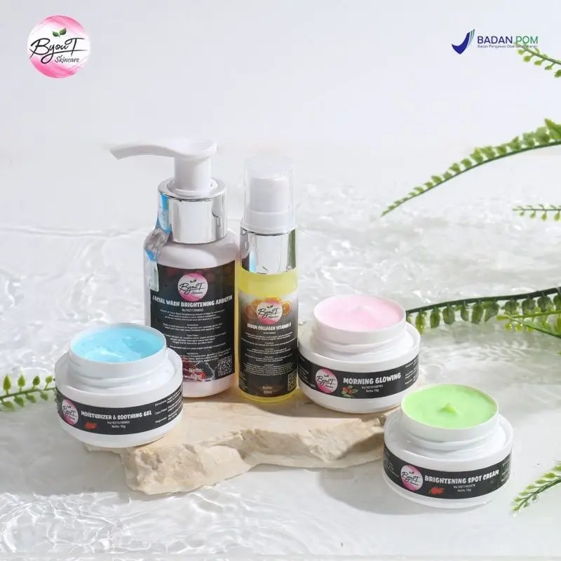 Paket flek whitening solusi flek dan memutihkan byout by nisa skincare Facial Mencerahkan Wajah Kusam Hitam Arbutin Aging Vitamin Bopeng Bruntusan Kerutan Muka 1
