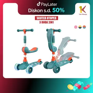 [COD] SK M290 Mainan Anak Skuter Otoped Sepeda Duduk 3 Roda 2in1 Ada Musik Lagu Lampu Beraneka warna