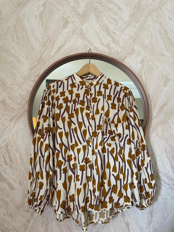 Kirani Kemeja Salur Rayon Premium/Atasan Wanita Salur Terbaru 2024 9
