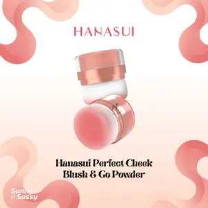 Hanasui Perfect Cheek Blush & Go Powder - Blush On Wajah
