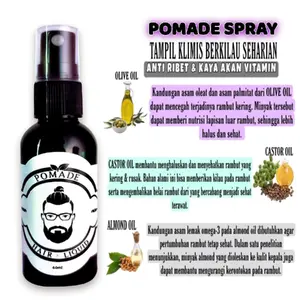 Pomade spray hair styling minyak rambut cair 60ml