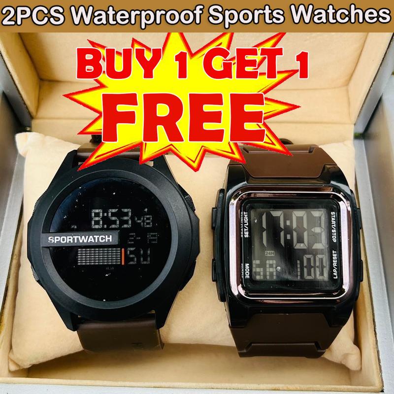Product Introduction of Electronic watch original unisex waterproof silicone strap LED sports watch unisex buy one get one free shipping watch 5