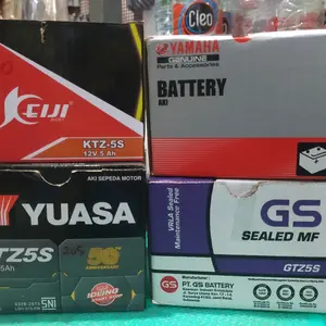 AKI KERING SEPEDA MOTOR YUASA,GS,YAMAHA,KEIJI