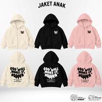 Gambar BEXLEY Hoodie Zipper Make It Happen Anak | Jaket Hoodie Kids Laki-Laki & Perempuan 4-15 Tahun - HITAM, M (4-6 Tahun) dari BEXLEY Kota Administrasi Jakarta Barat 1 Tokopedia
