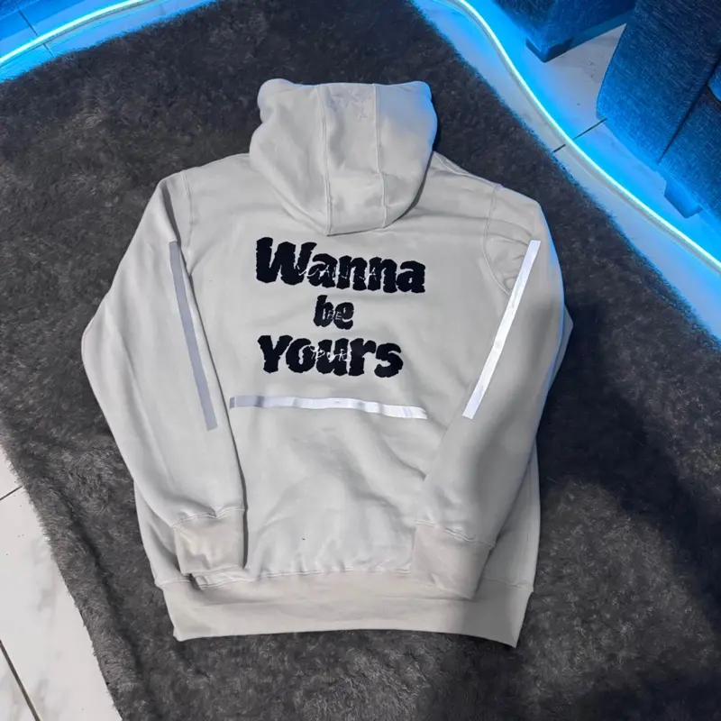 hoodie wanna be yours bahan katun fllece gm 330 Pria Wanita Unisex 1