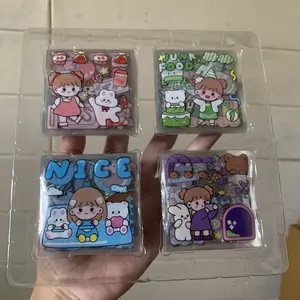 Stiker Motif Kartun Korea Lucu Anti Air Dekorasi Handbook Scrapbook DIY JM