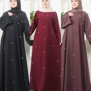 Kavsa Official -  Aliza Gamis Abaya Turki Bahan SABRINA ANTI UV | Adem, Jatuh & Nyaman Dipakai