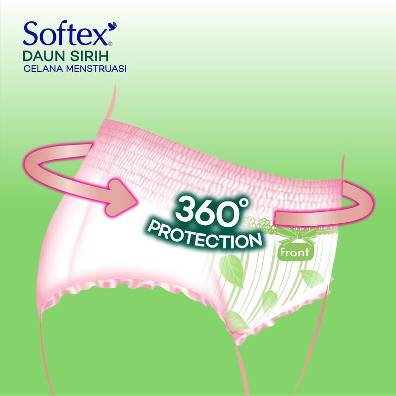 Product Introduction of Softex Celana Menstruasi Daun Sirih 2s - Pembalut Celana Sirih 13