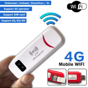 Modem WiFi USB 4G Ringkas dan Fleksibel untuk Kebutuhan Sinyal Harian Router Kompatibel dengan Kartu GSM/SIM dan Jaringan 4G