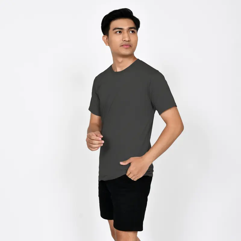 KAOS POLOS LENGAN PENDEK COTTON COMBED 30S UNISEX PRIA WANITA 2