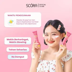 NEW LAUNCH SCORA Sheer Glow Tone Up Cream 30 Gr