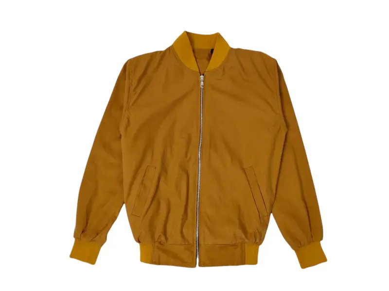 Jaket Casual Motor Bomber Polos Canvas Jumbo Pria Wanita Size M - XL 0