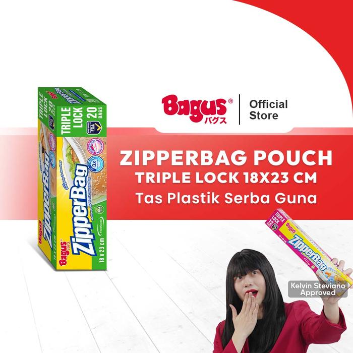 Gambar Bagus Zipperbag 18 CM X 23 CM 20's - Kantong Plastik Penyimpanan Serbaguna dari Bagusmartofs Kota Administrasi Jakarta Barat Tokopedia