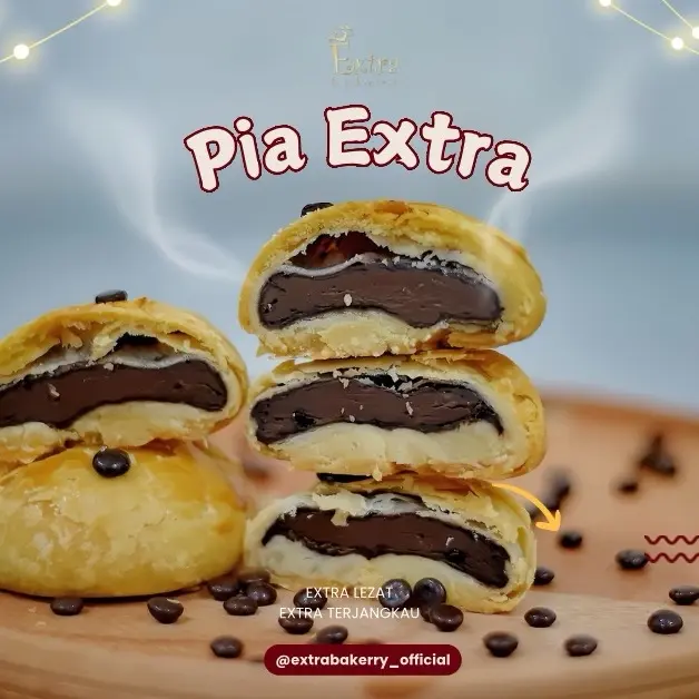 Pia Extra ”Rasa Coklat”,( Extra Lumer Extra Lezat Extra Terjangkau) 2