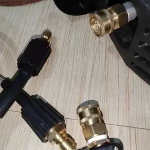 【COD】2PCS Konektor Adaptor M22 *1.5 Untuk Pressure Washer 1/4 Quick Release Jet Cleaner Perlengkapan Tembaga Sambungan