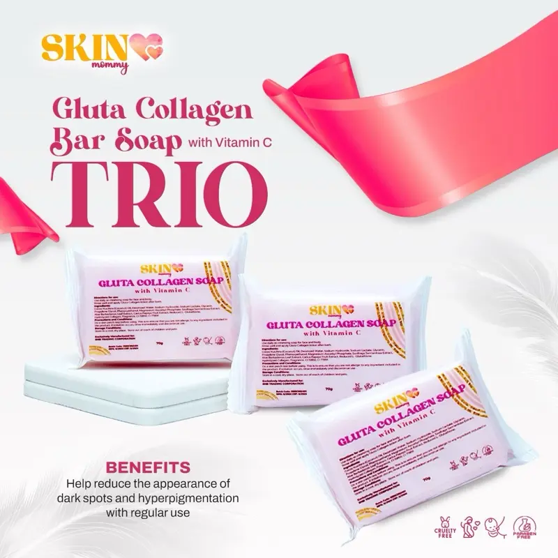 funky mommy glutathione soap GLUTA COLLAGEN WHITENING SOAP by Skin Mommy - Glutathione Collagen Whitening  Brightening Soap