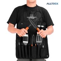 Gambar ALLTREK Alat Perlengkapan BBQ Lengkap Stainless Steel Tools Set 9 in 1 + Apron dari ALLTREK OFFICIAL STORE Kota Administrasi Jakarta Barat 2 Tokopedia
