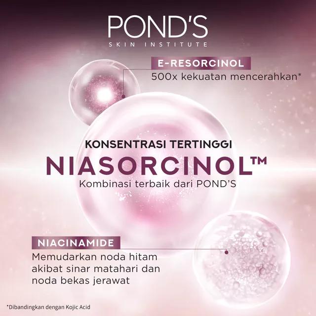 Pond's Bright Miracle Ultimate Clarity Night Serum 14G Acid Hitam Kusam Memudarkan 2
