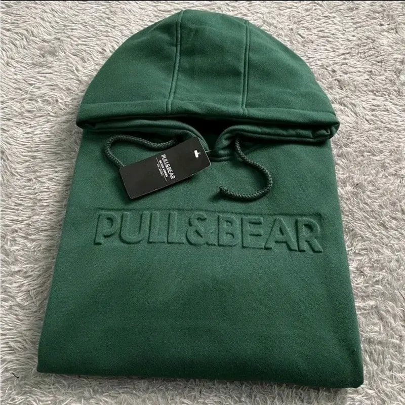 Sweater hoodie pull bear premium gramasi 280 Pria Wanita Unisex Fleece Tebal 6