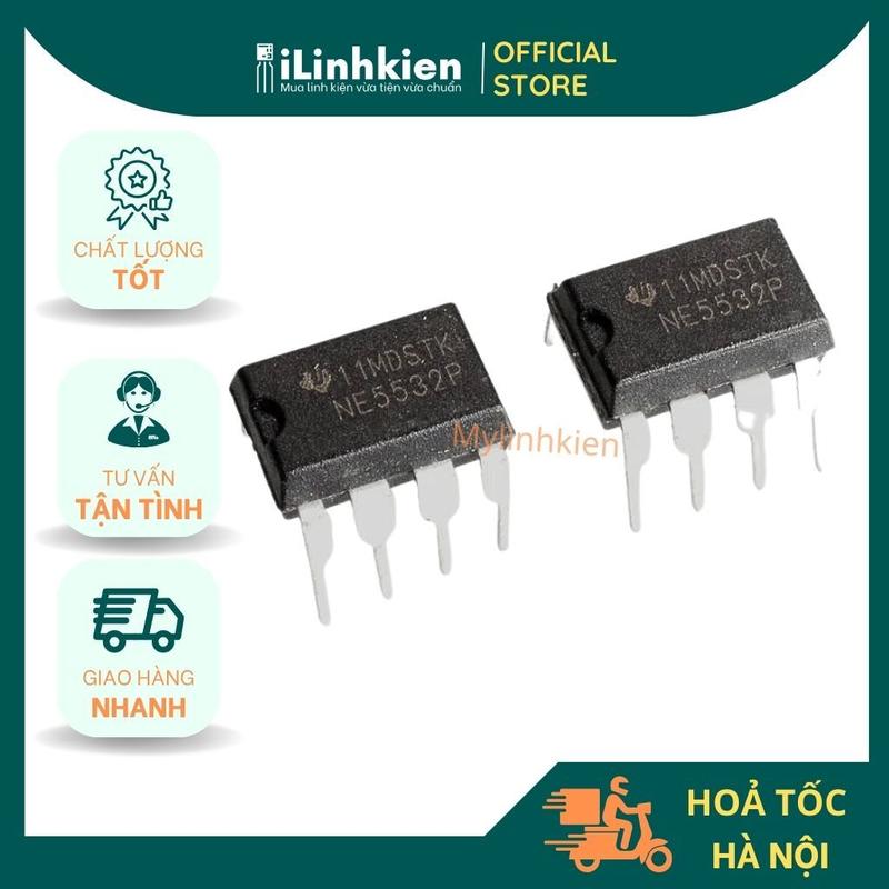 IC NE5532P DIP-8 chính hãng TI đảm bảo chất lượng