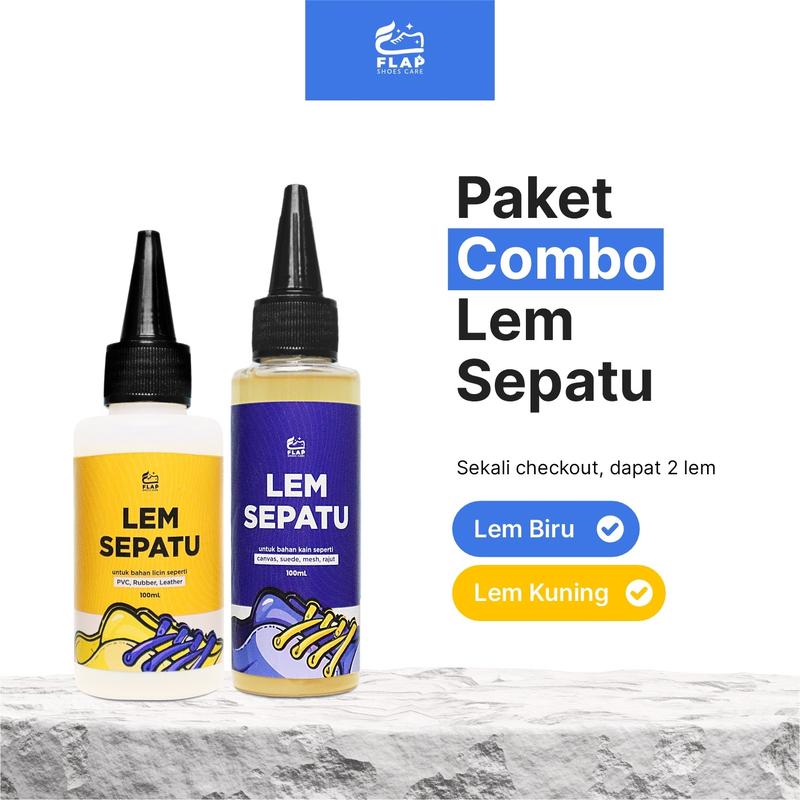 Product Introduction of Flap Shoes Care - Shoe Glue Lem Sepatu Daya Rekat Kuat & Tahan Lama Cleaner Canvas 1