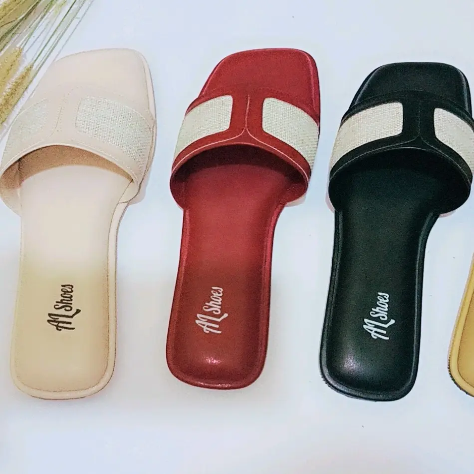 SANDAL CANTIK | SANDAL WANITA | TULIP SANDALS | FLAT SHOES