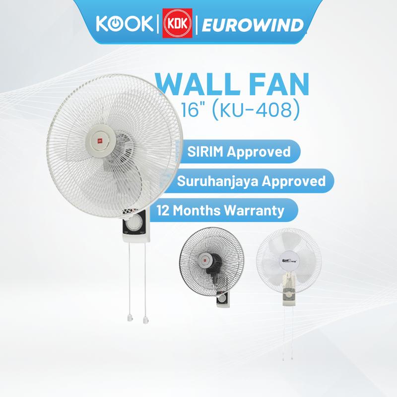 KDK KU408/ EUROWIND/ DESIGNER Wall Fan with Refined Guard Mark - TikTok ...