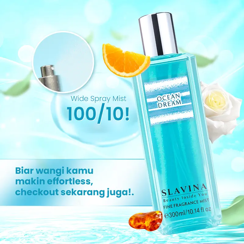 SLAVINA Body Mist Ocean Dream | Fragrance Parfum Wangi Nagita Slavina Tahan Lama 3