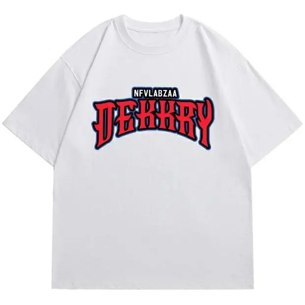Surat T-shirt Atasan Baju Kaos Oversize Pria Putih Dewasa Distro Lengan Pendek Keren Premium Round Neck Street Style C114 Katun Tulisan Sablon Hitam Oblong 1