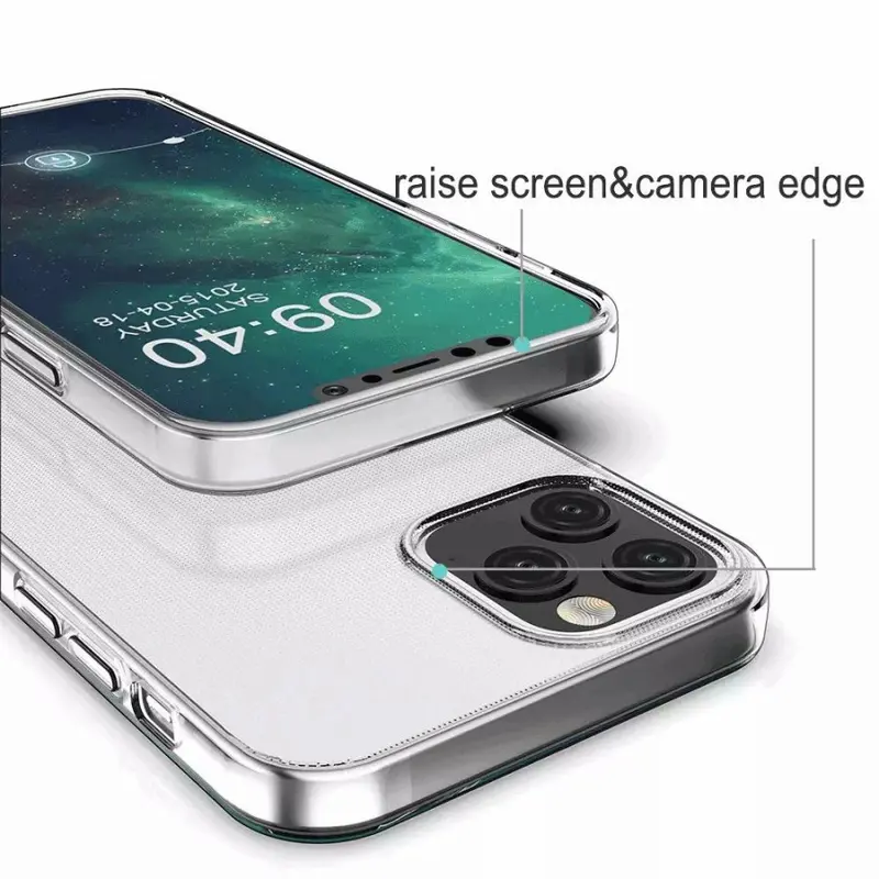 Case bening ip X - 13 Pro Max Clear Case Casing Transparan 1