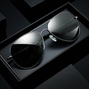 FS Classic Aviator Polarized Sunglasses | Men’s Metal Frame UV Protection | Stylish Driving Shades for Outdoor & Urban Look Malaysia Cermin Mata Hitam