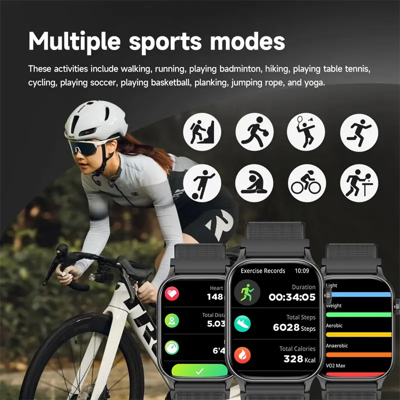 SKMEI B58 | jam tangan militer  | smartwatch wanita l senter tersendlr I AMOLED display | Bluetooth phone call | Detak jantung  | Oksigendarah olahraga fitness 8