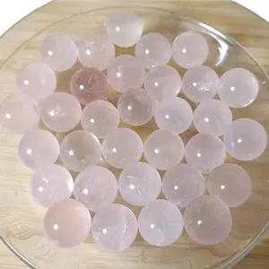 batu natural rose quart sphere 20mm-22mm