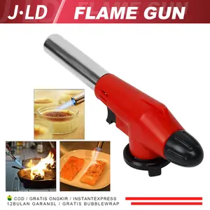JLD Flame Gun / Portable Gas Torch Blow Torch BBQ Pemantik Api  (Bahan Bakar Butana Tidak Termasuk)