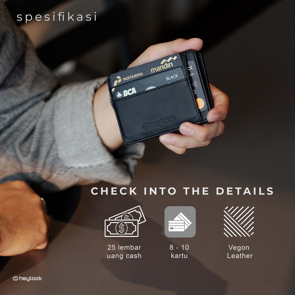 Promo HEYLOOK Official - Dompet Pria MAGIC Wallet Dompet Lipat Pria ...