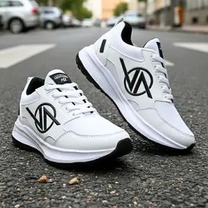 New Zero Sepatu Sneakers Pria Wanita Putih Olahraga Sport Running Outdoor Bahan Berkualitas Sol Karet Paylon Ringan Lentur Empuk Ukuran 36-43 Terbaru Keren