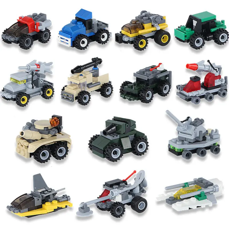 Small car model building  Building block toy gift
