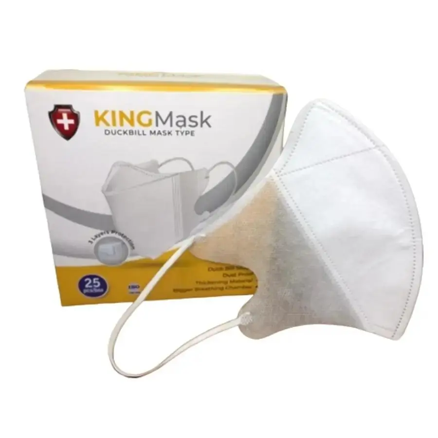 Masker Duckbill Kingmask 3Ply Sensi 3 Garis 25pcs