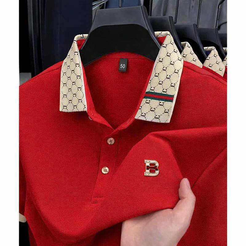 Áo Polo Cổ Hoạ Tiết Thêu Chữ Bản Đẹp Chất Vải Dày Đẹp Hàng Nét Chất Liệu Thun 4 Chiều Cao Cấp Form Đẹp Bao Chuẩn Bảo Hành 3 Tháng