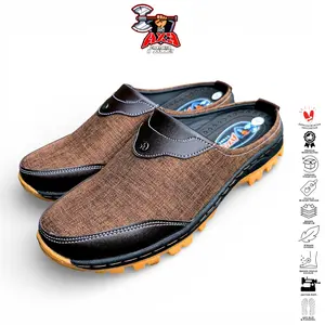 AX3 SELOP NON SLIP JG-01 SEPATU SELOP MODERN SELOP KEKINIAN SEPATU SELOP SELOP COWOK SELOP AX3 selop murah Shoes Karet Pria antiselip eu:46 mules men