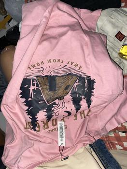 Product Review of T-shirt Distro Pria Wanita The Forest Pink Premium Bahan Katun Combed 30s I Baju Kaos Cowok Cewek Distro Original Motif ADVENTURE Simple Keren Sablon from B**o 0